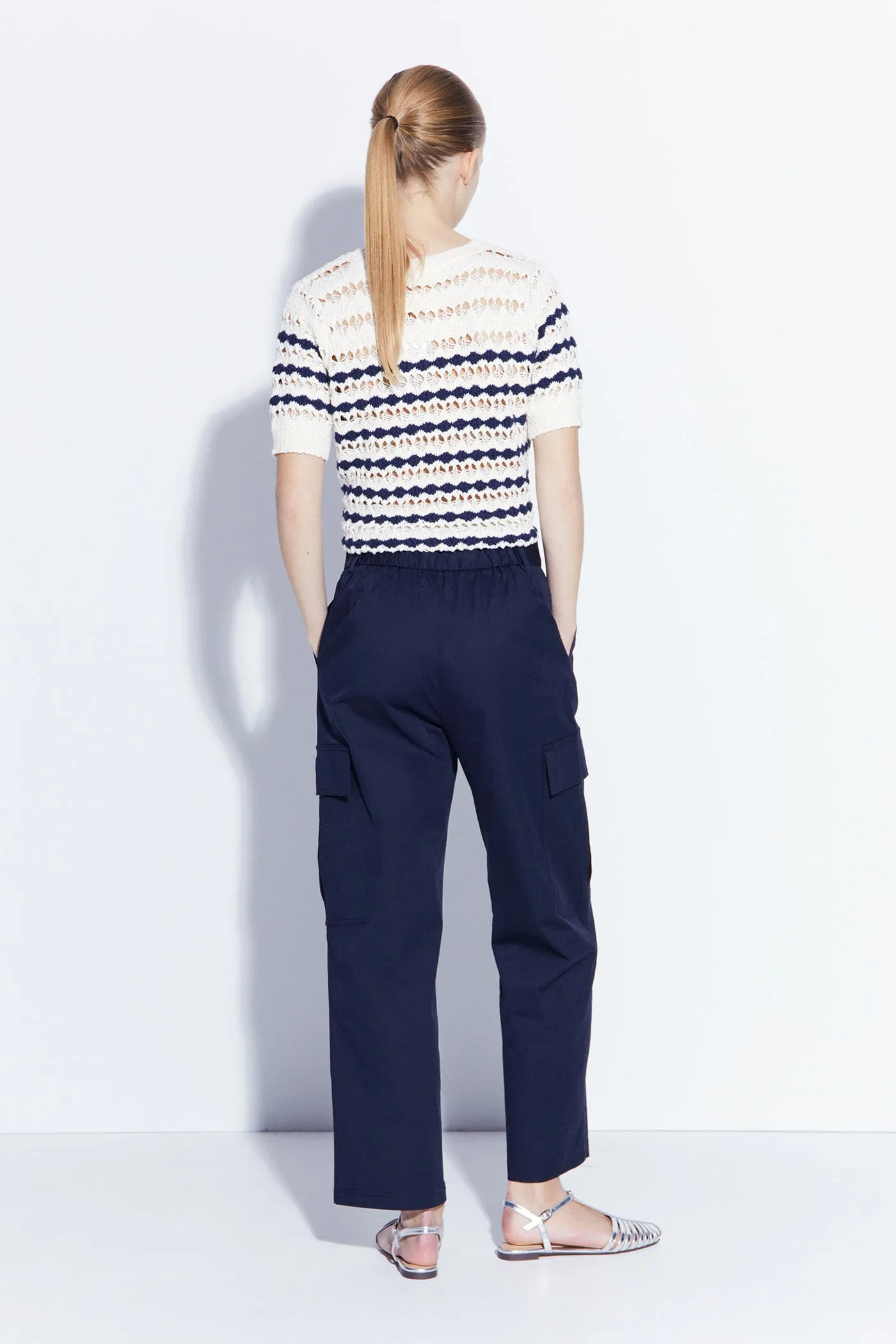 Cotton cargo trousers