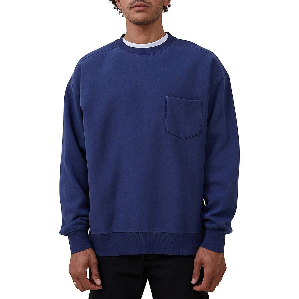 Cotton On Fleece Oversized Crewneck Sweatshirt