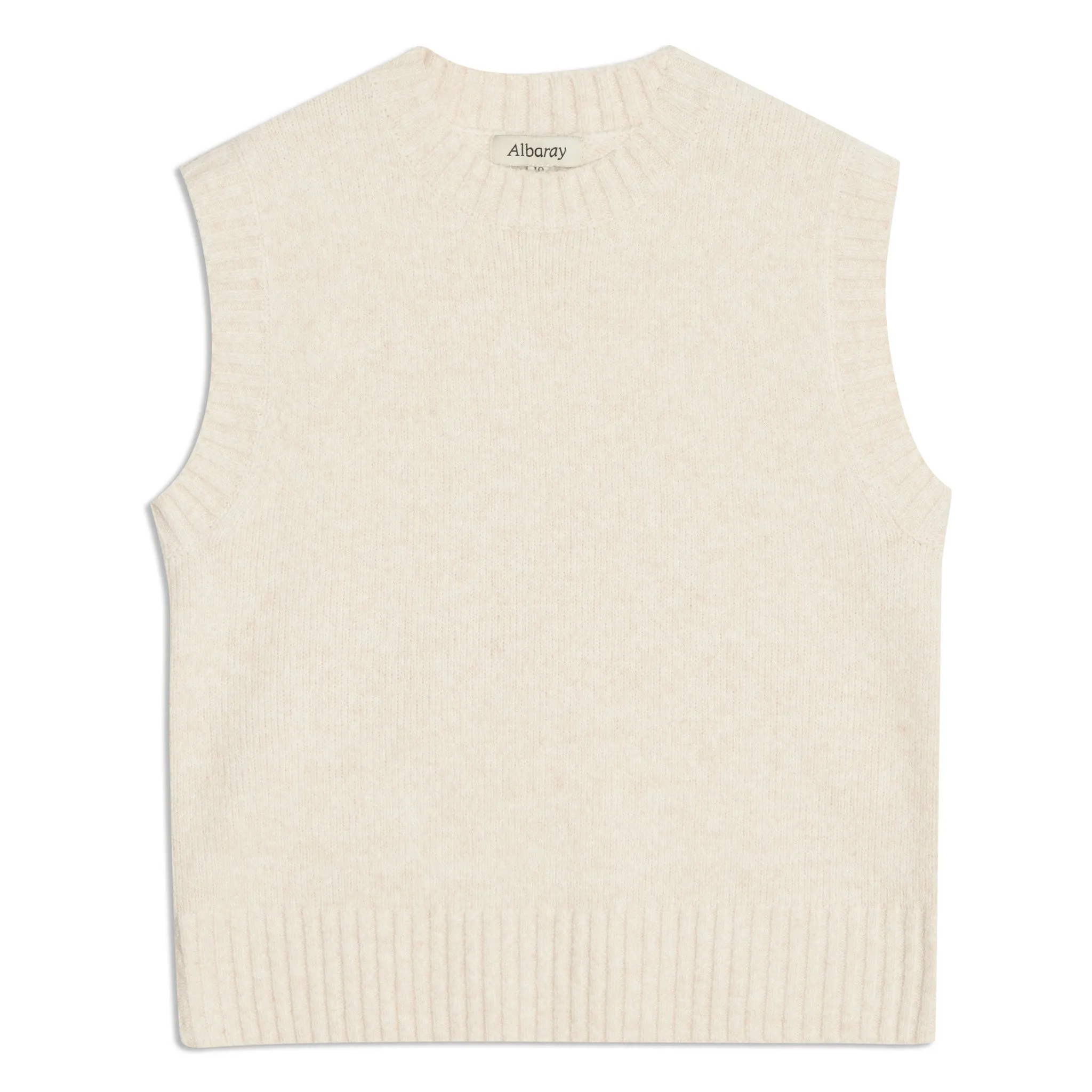 Cream Cosy Tank Top