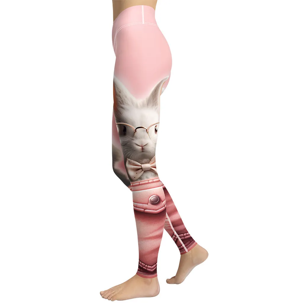 Cute Bunny Yoga Leggings