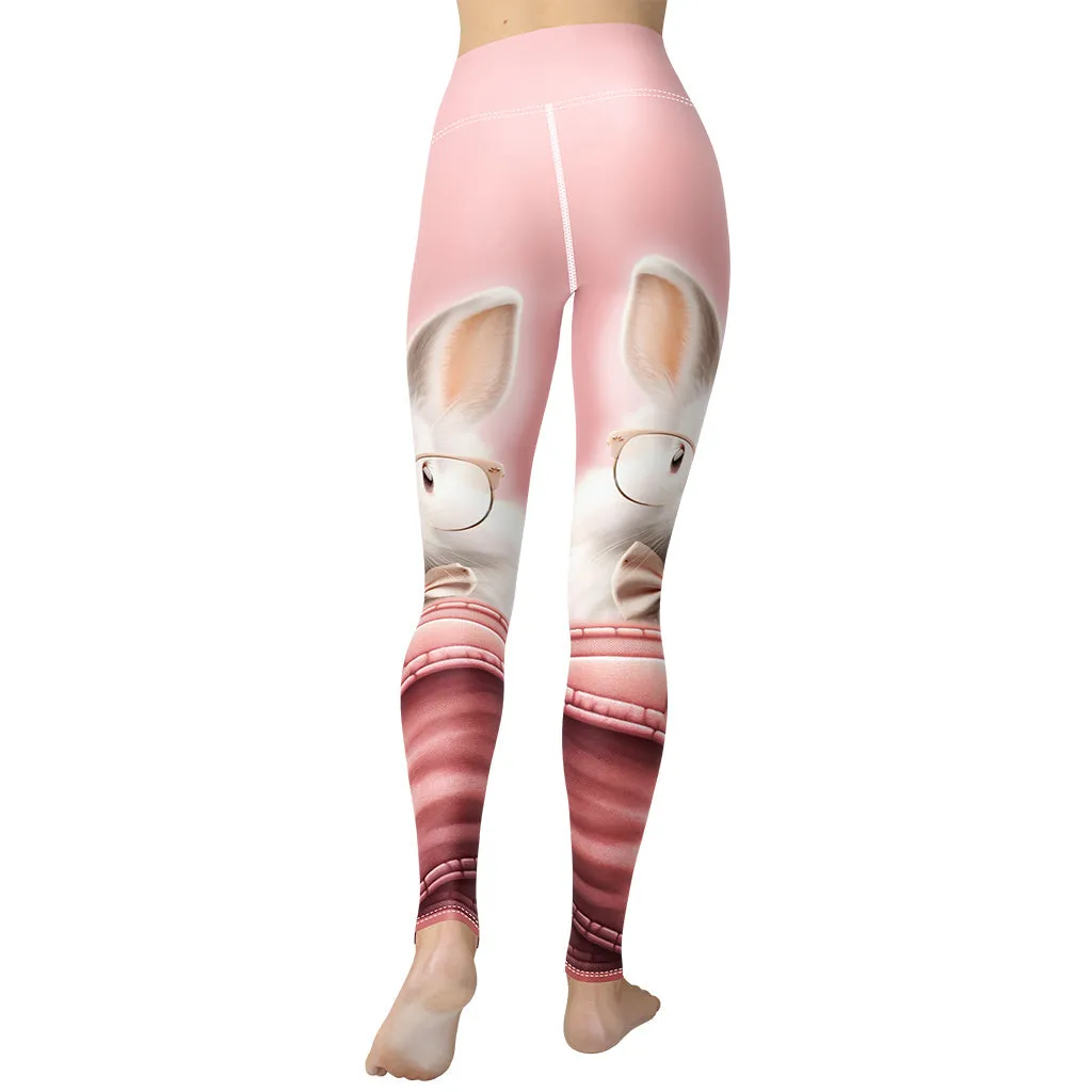 Cute Bunny Yoga Leggings