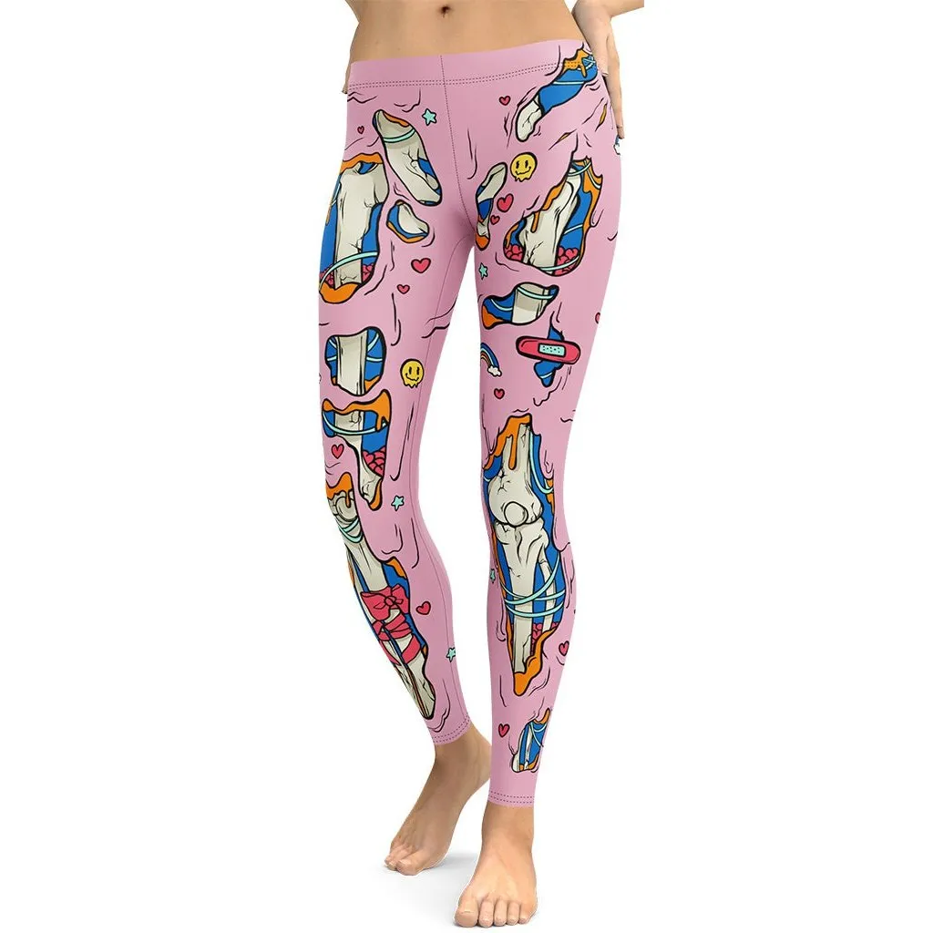 Cute Zombie Leggings