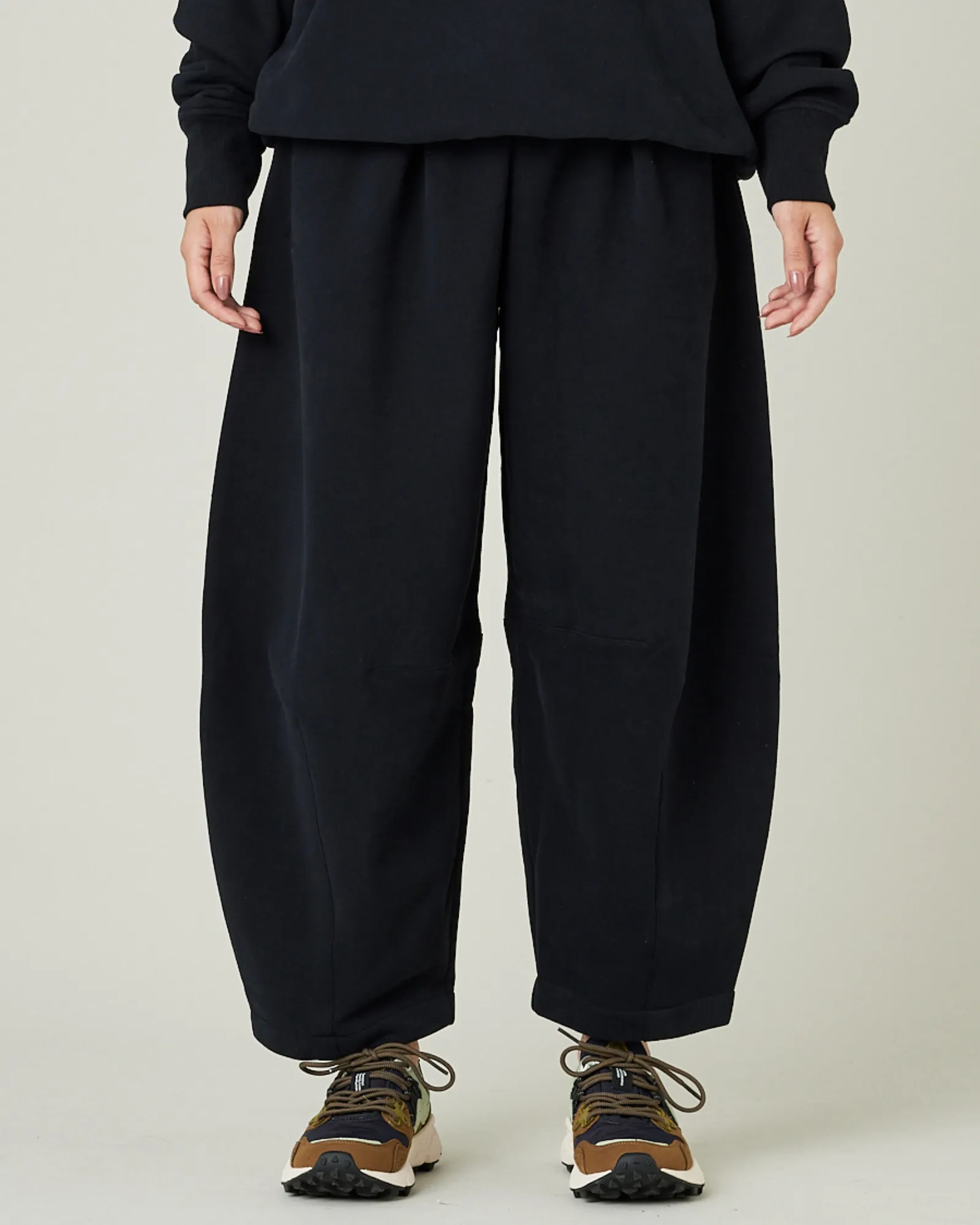 Daisy Black Organic Cotton Jersey Trousers