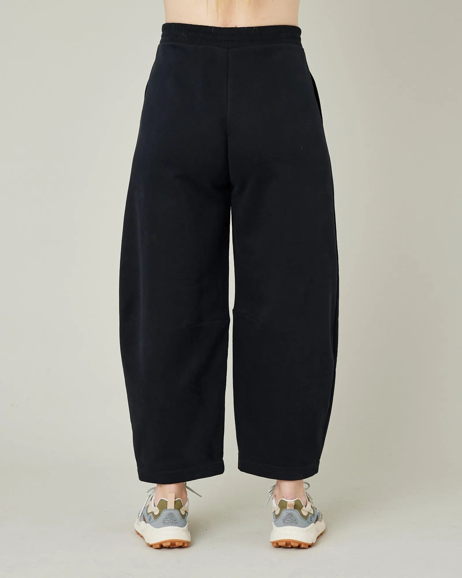 Daisy Black Organic Cotton Jersey Trousers