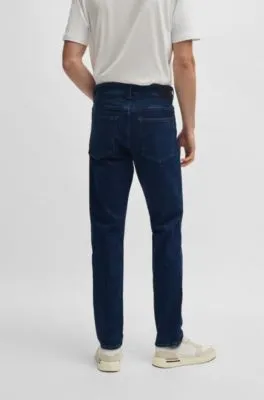 Delaware slim-fit jeans in indigo-blue stretch denim