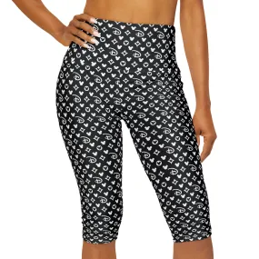 Designer Athletic Capri Leggings