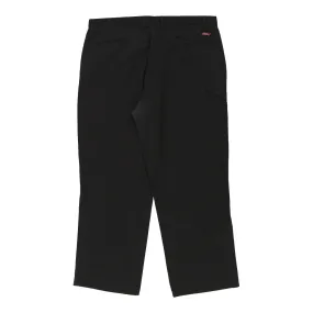 Dickies Trousers - 40W 30L Black Cotton Blend