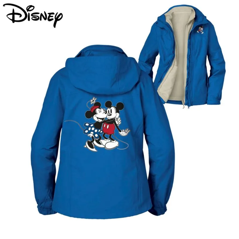 Disney 'Happy In Love' Mickey Mouse & Minnie Mouse 3-in-1 Ladies' Convertible Jacket