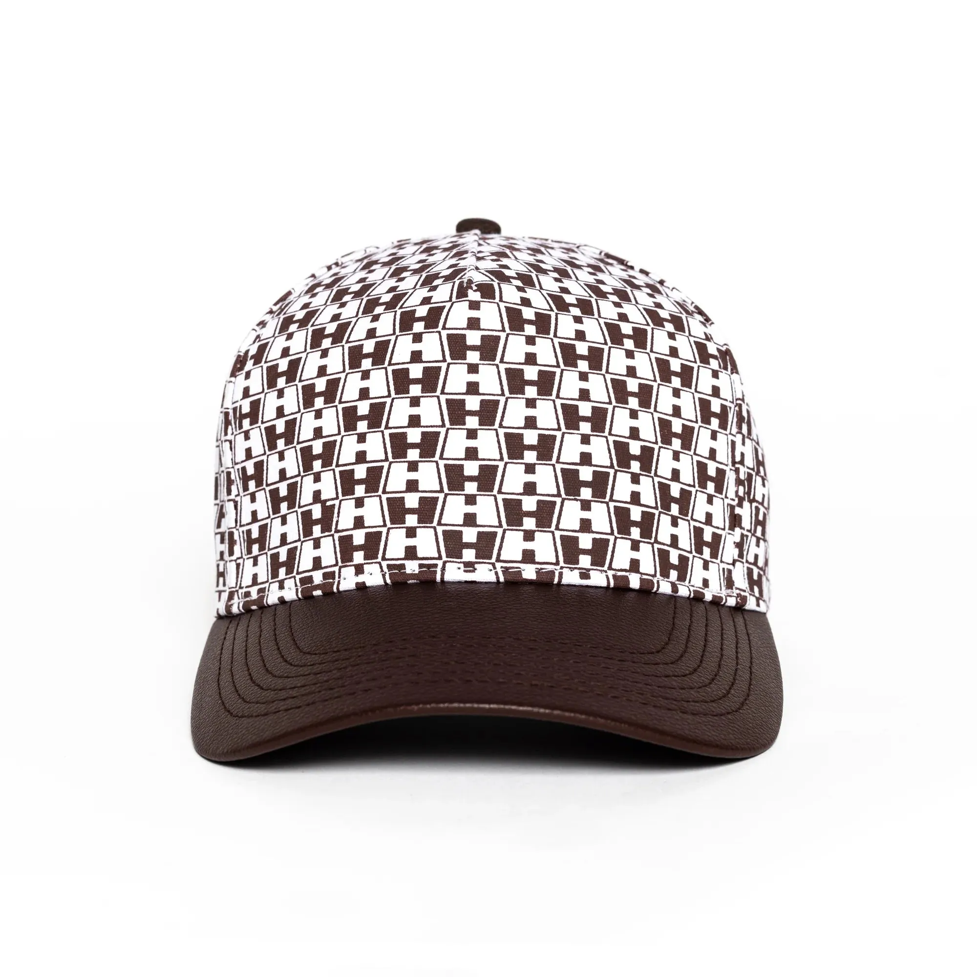 Double H Leather Brim Trucker Hat