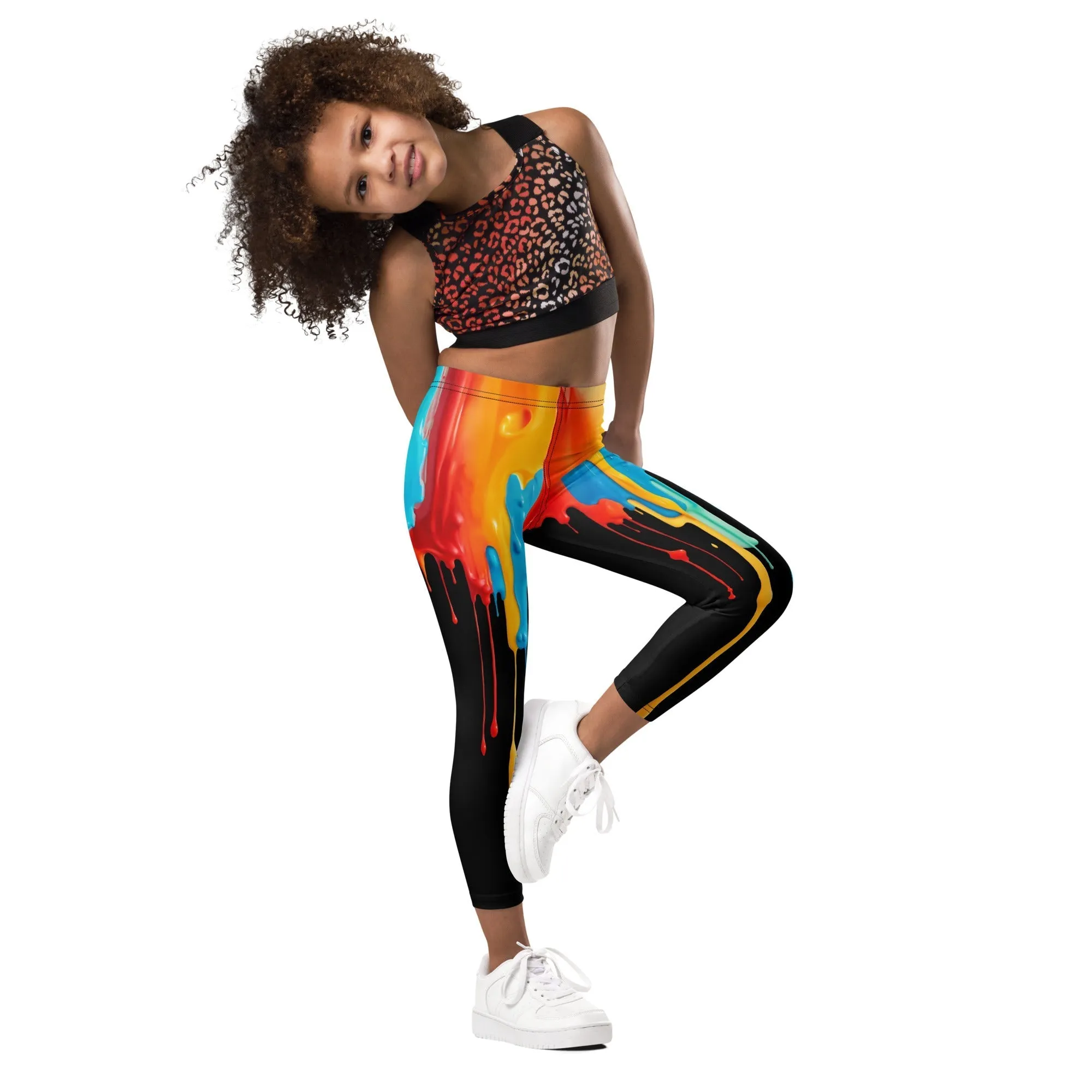 Dripping Color Kid's Leggings