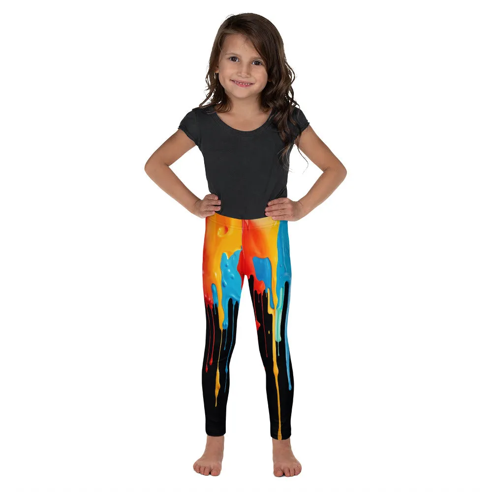 Dripping Color Kid's Leggings