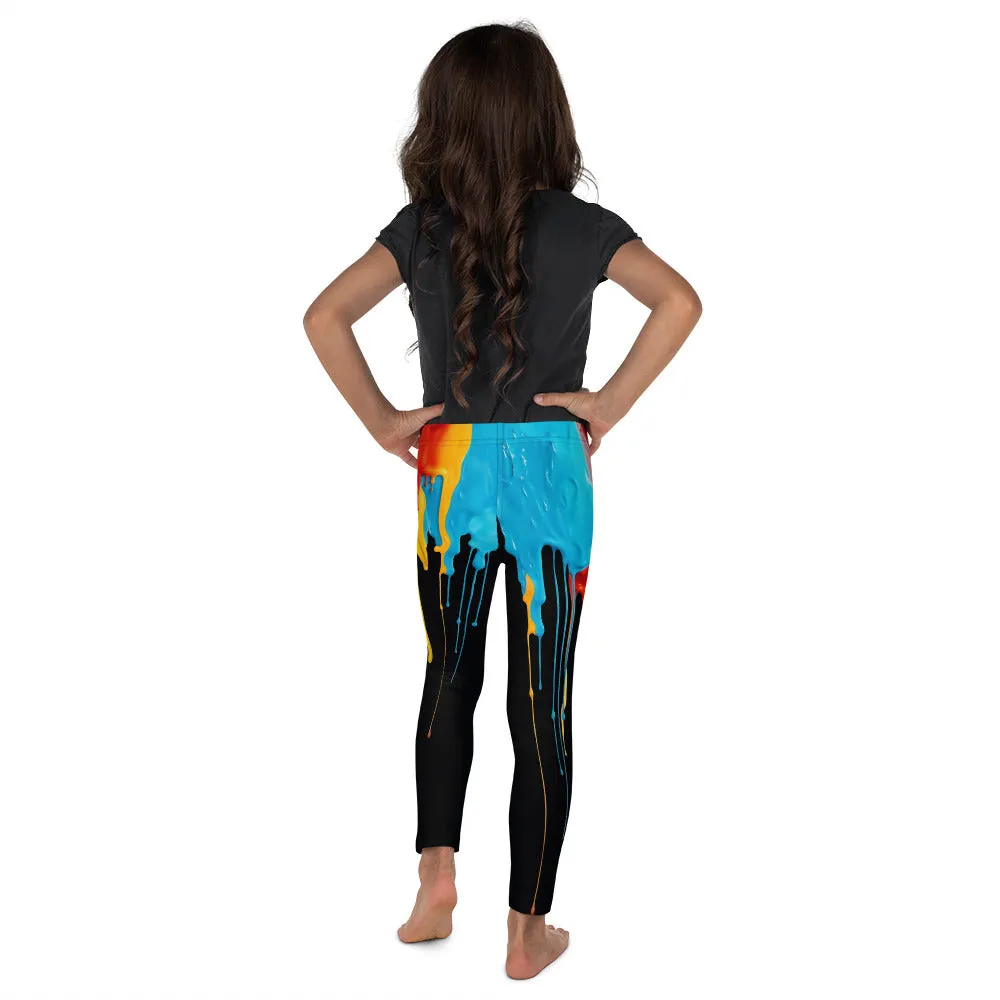 Dripping Color Kid's Leggings