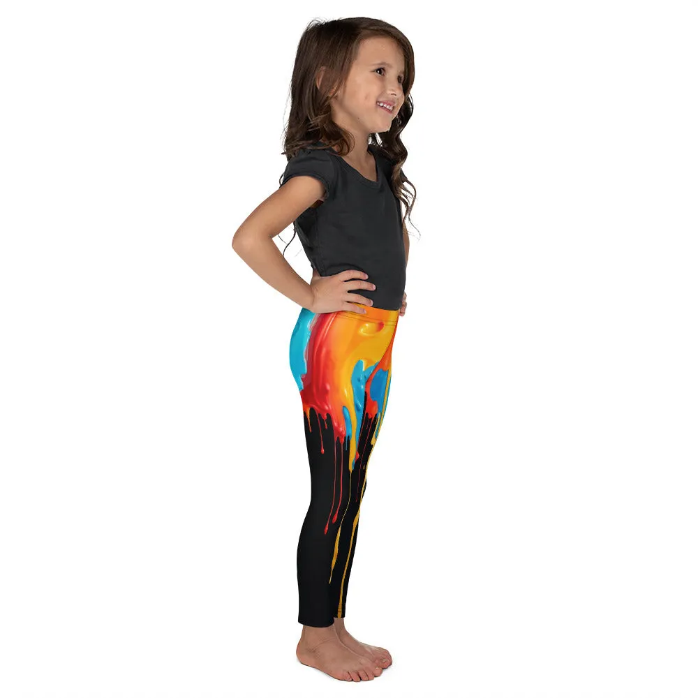 Dripping Color Kid's Leggings