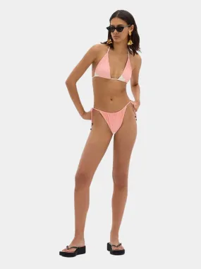 Eden Scene Reversible Bikini Bottom - Pink