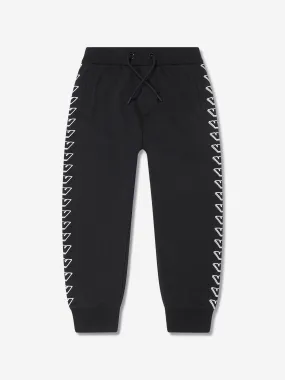 Emporio Armani Boys Logo Joggers in Black