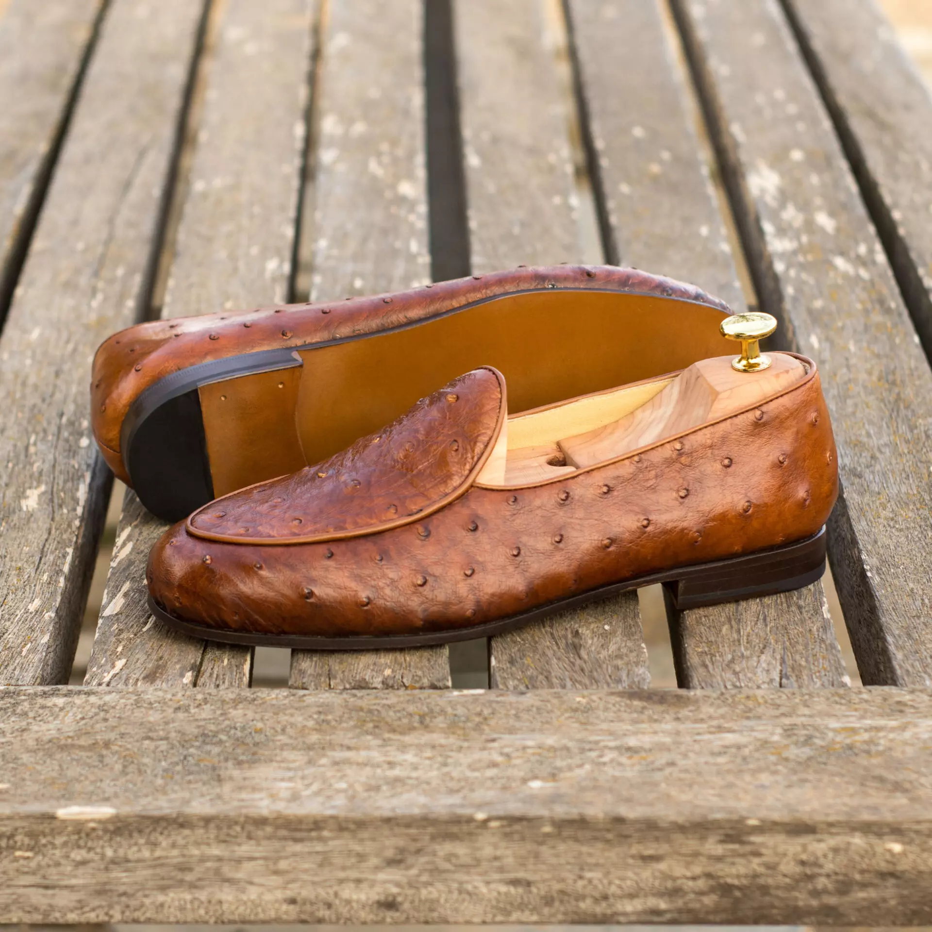 --Exotic Skins Belgian Slipper Shoe-