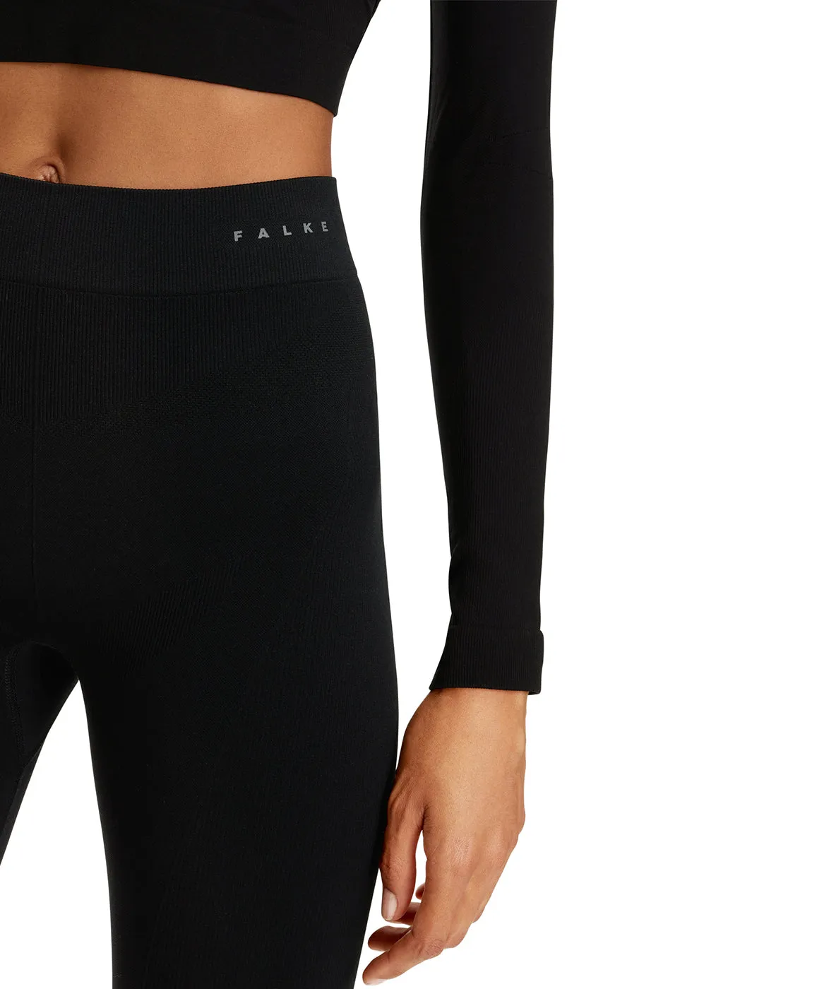 Falke Thermal Ski Leggings in Black