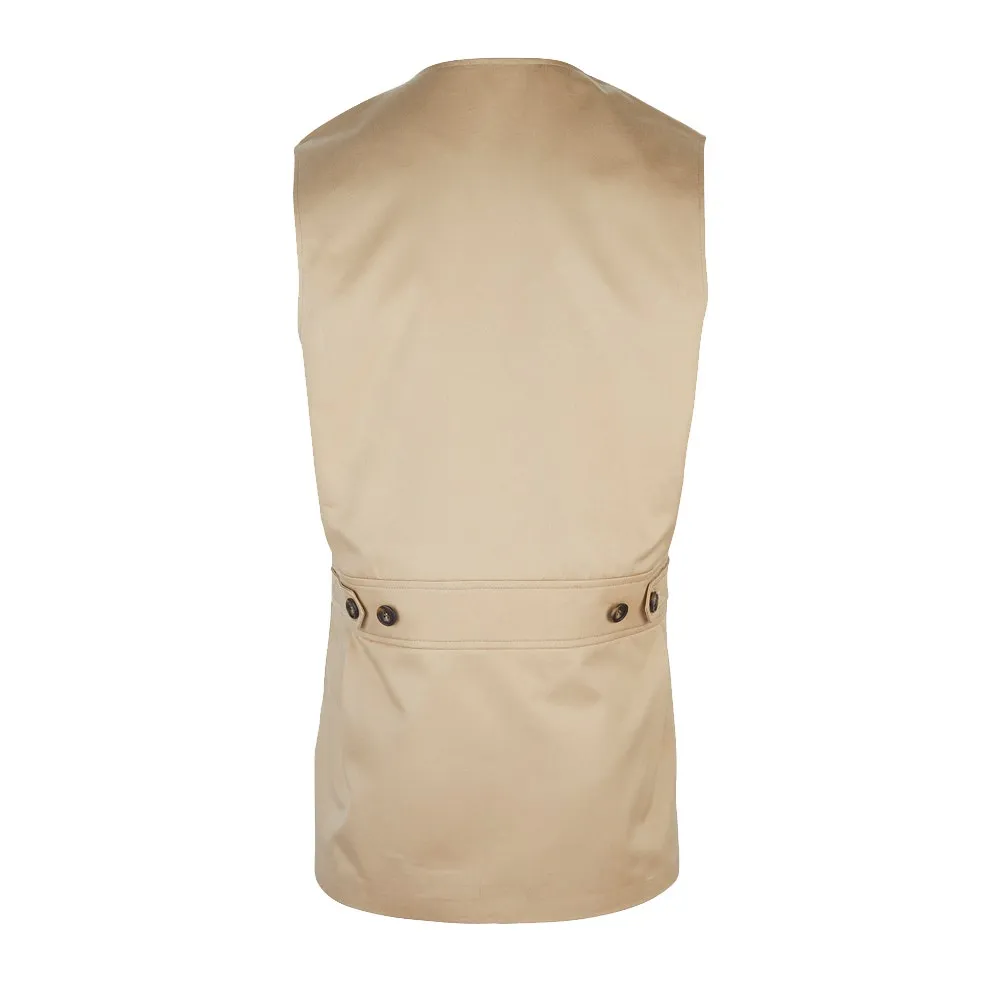 Farlows Putty Moorland Cotton Shooting Vest