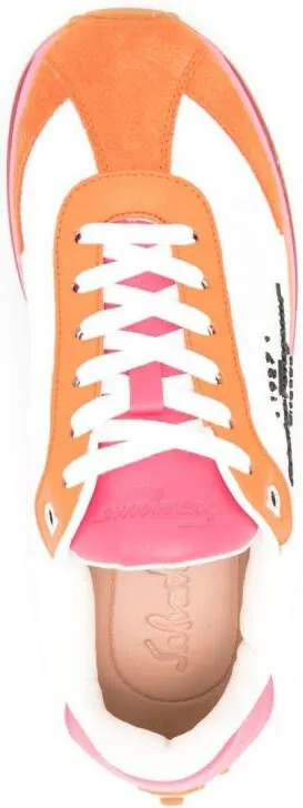 Ferragamo Cuir low-top sneakers Multicolour