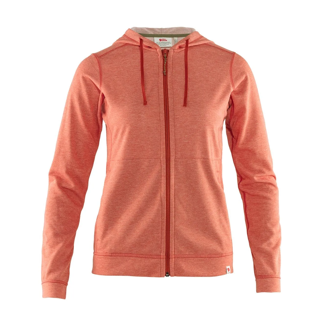 Fjallraven Womens High Coast Lite Hoodie Rowan Red