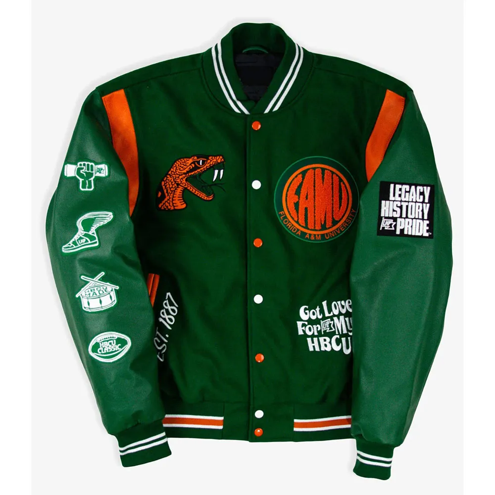 Florida A&M University Motto 3.0 Varsity Jacket