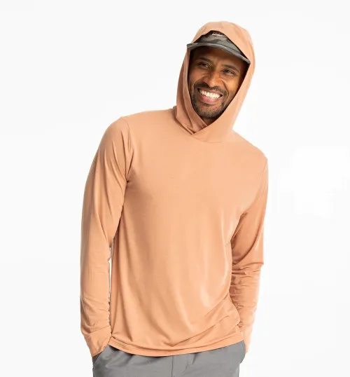 Free Fly Men's Elevate Lightweight Hoodie: Clay