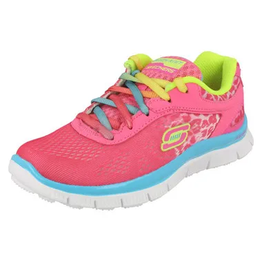 Girls Skechers Casual Trainers Serengeti 8189L