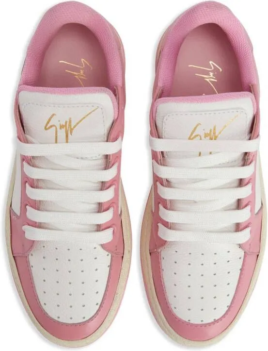 Giuseppe Zanotti GZ94 panelled sneakers Pink