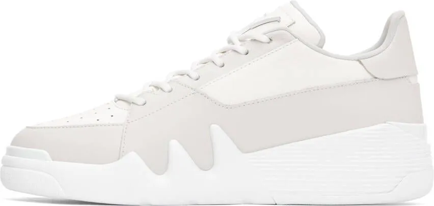 Giuseppe Zanotti White & Gray Birel Sneakers