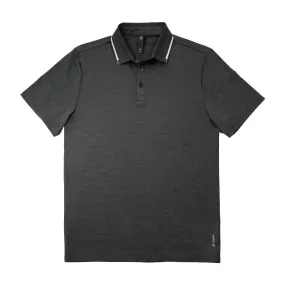 Glyder Men's Black Power Fade Polo