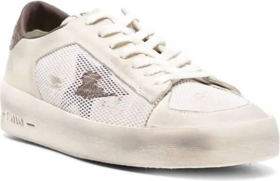 Golden Goose Stardan mesh-trim sneakers Neutrals