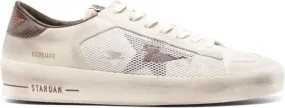 Golden Goose Stardan mesh-trim sneakers Neutrals