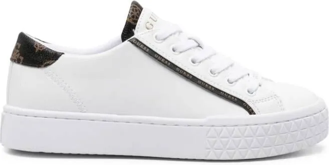 GUESS USA Pardie logo-trim sneakers White