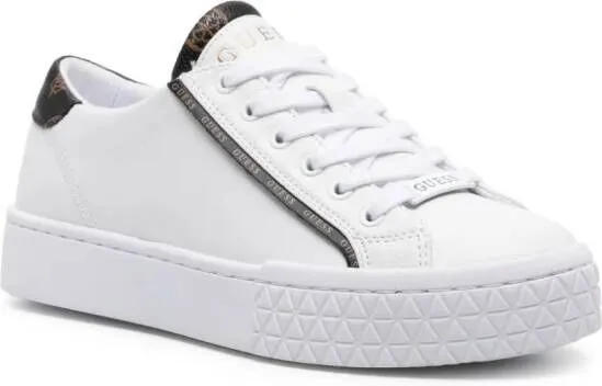 GUESS USA Pardie logo-trim sneakers White