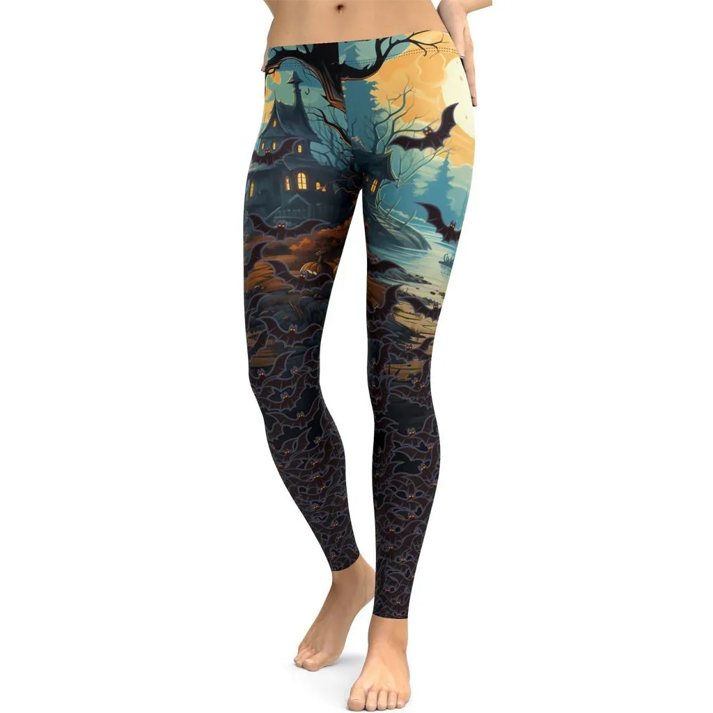 Halloween Bats Leggings