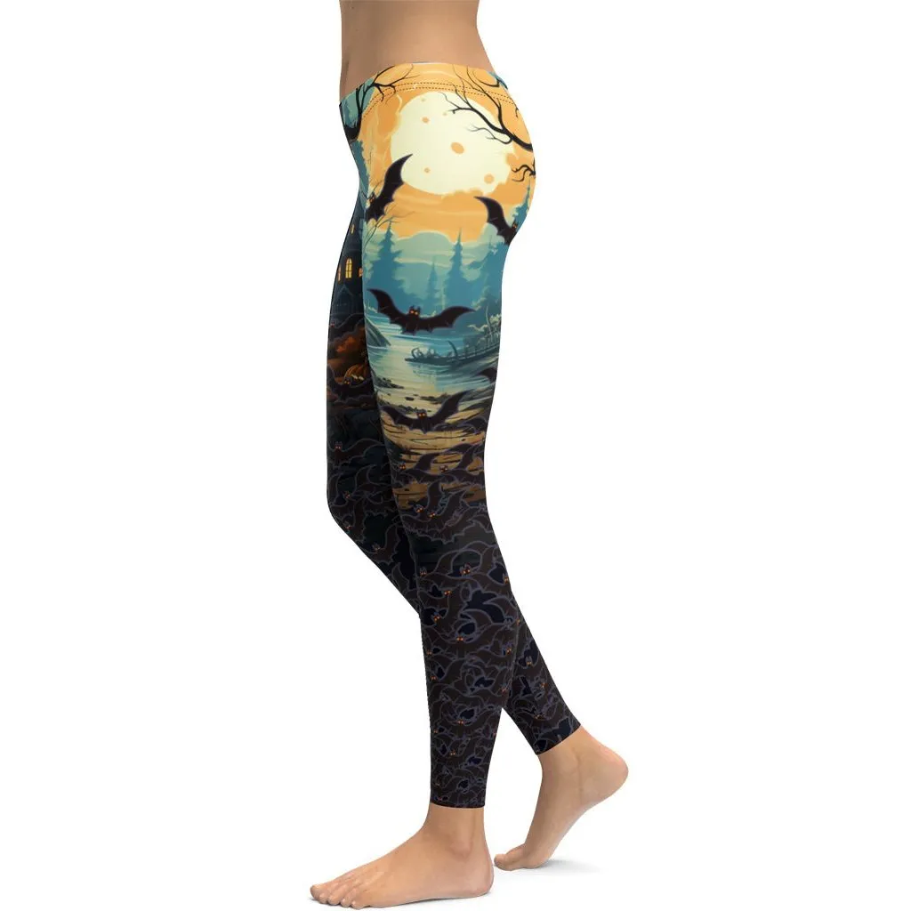 Halloween Bats Leggings