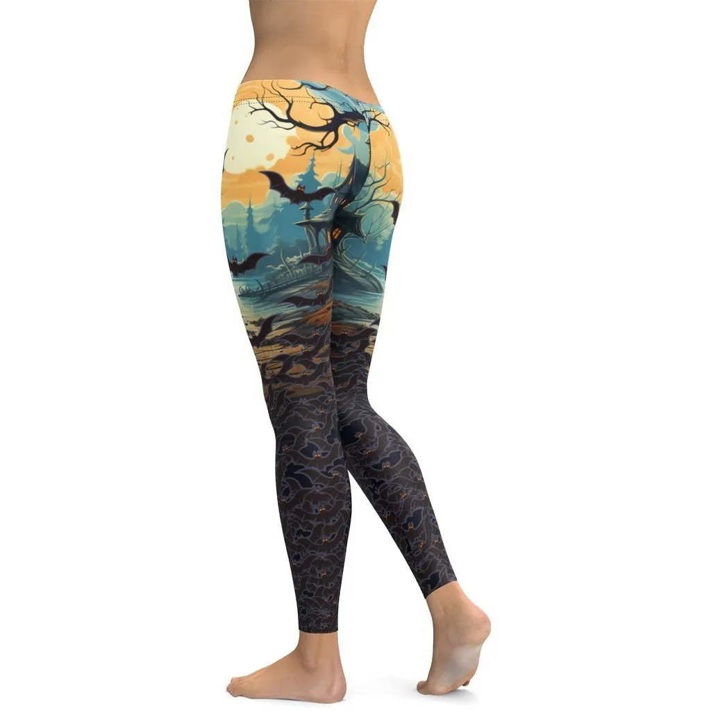 Halloween Bats Leggings