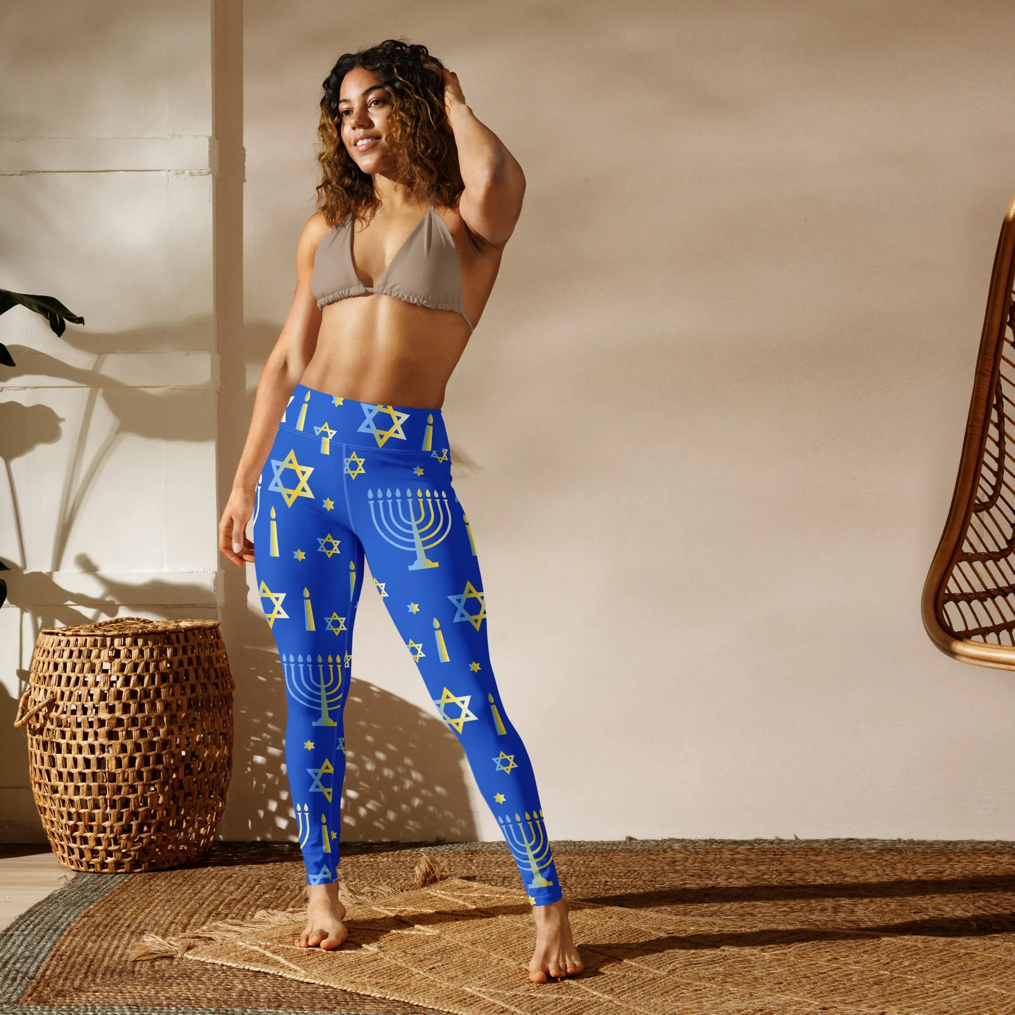 Hanukkah Yoga Leggings