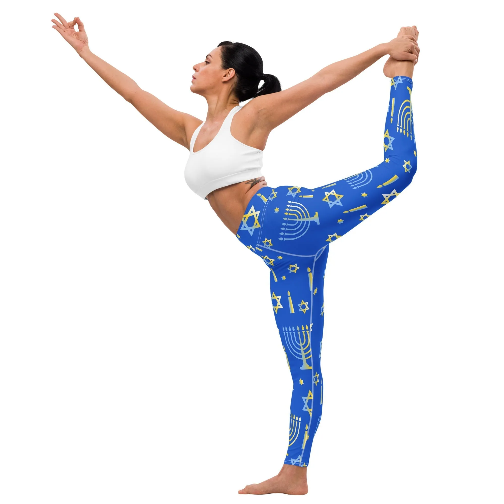 Hanukkah Yoga Leggings