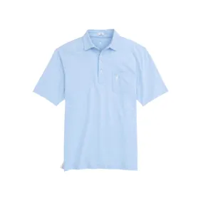 heathered original polo gulf blue