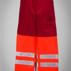  High vis work trousers Red Small