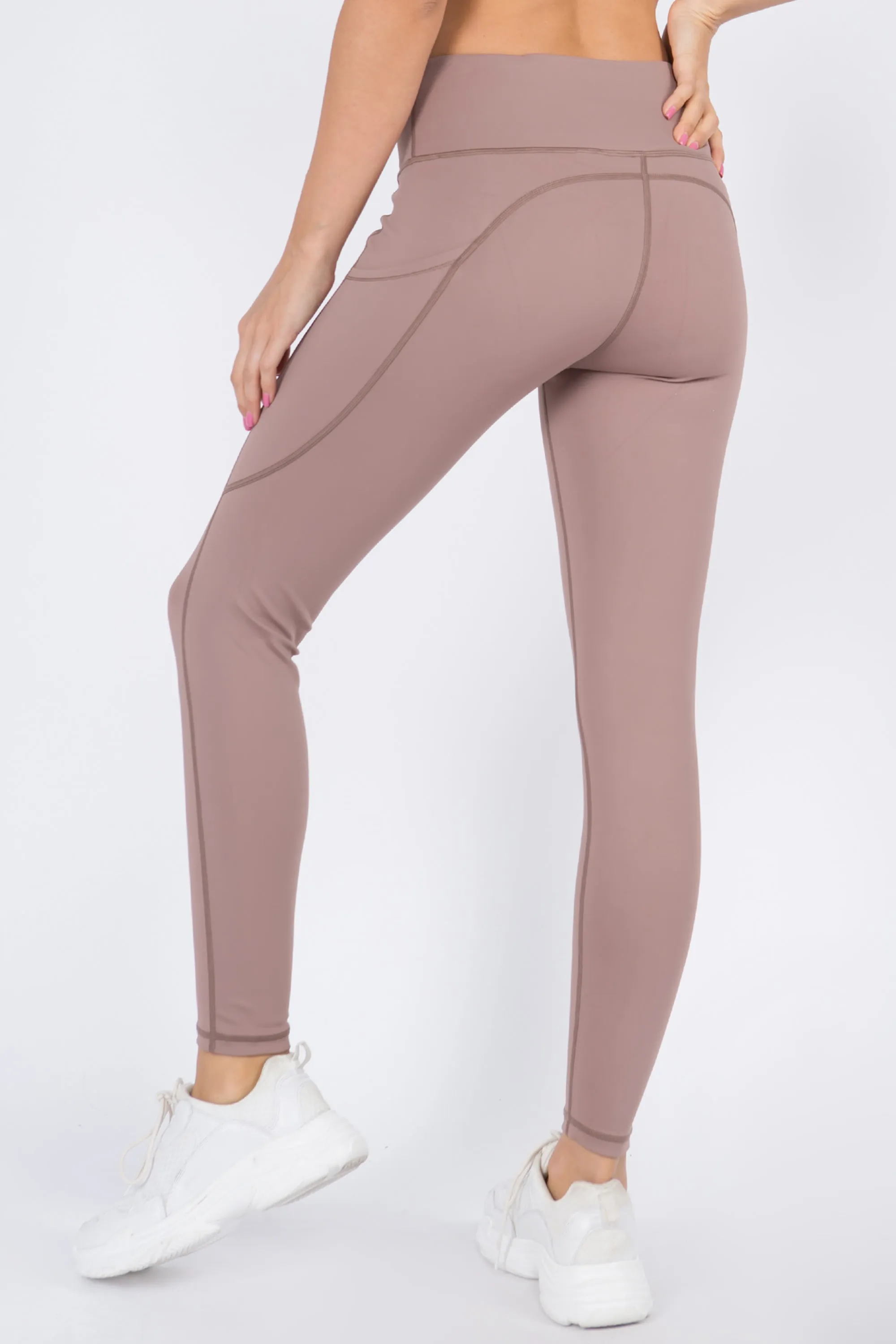 High Waist Tech Pocket Workout Leggings