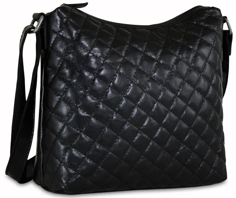 Jack Georges Quilted Hobo Bag 