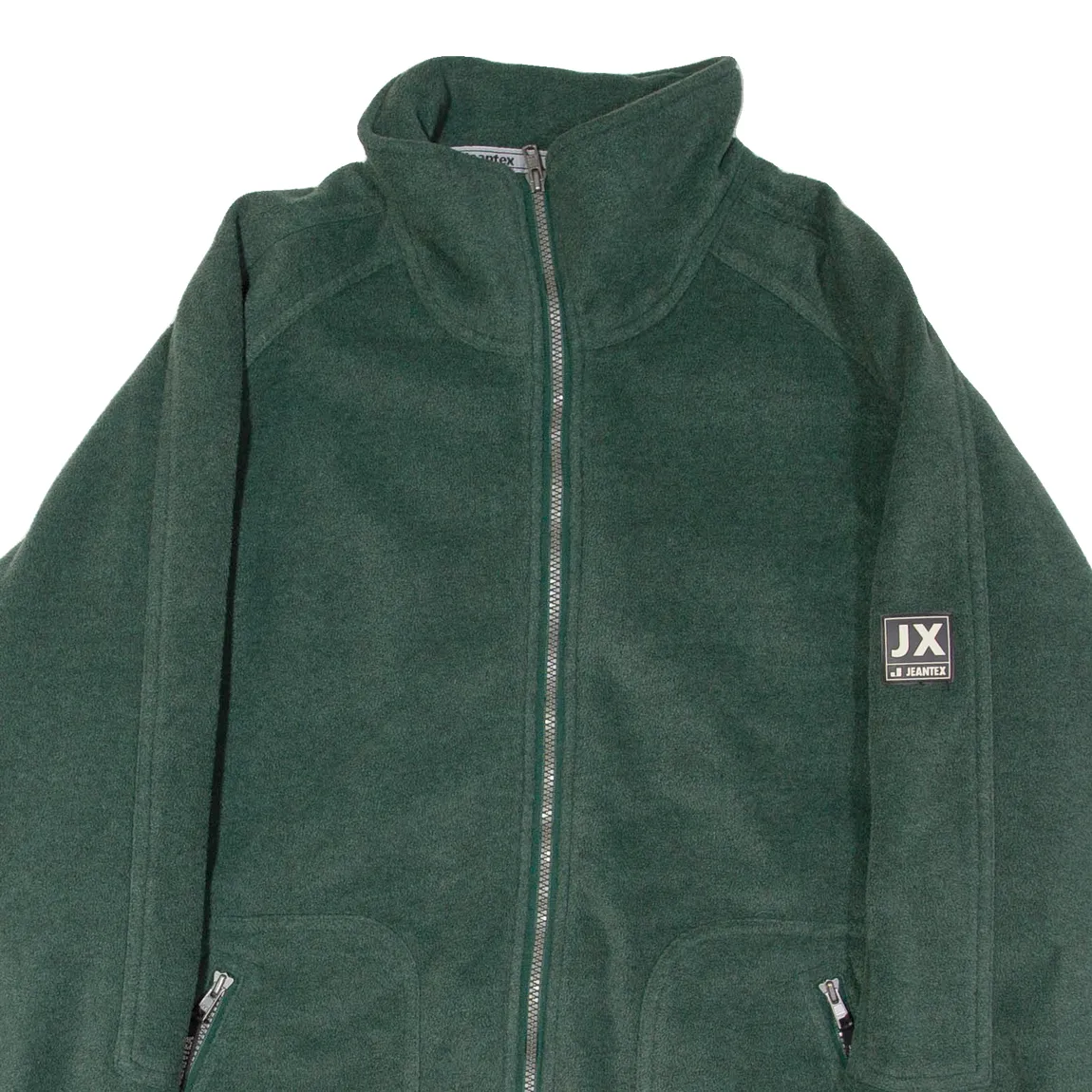 JEANTEX Mens Fleece Jacket Green M