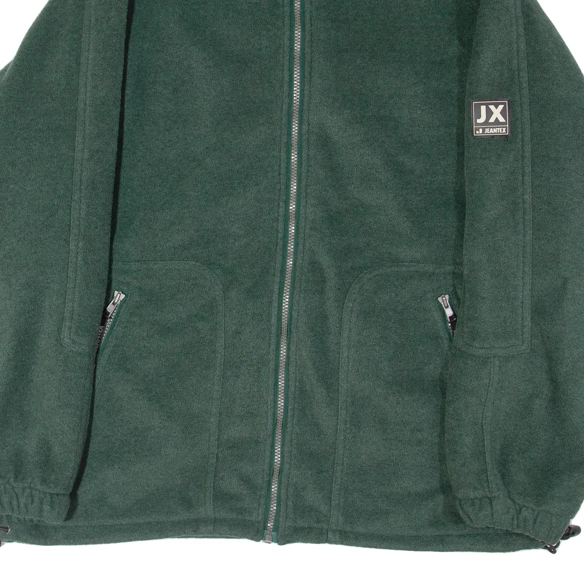 JEANTEX Mens Fleece Jacket Green M