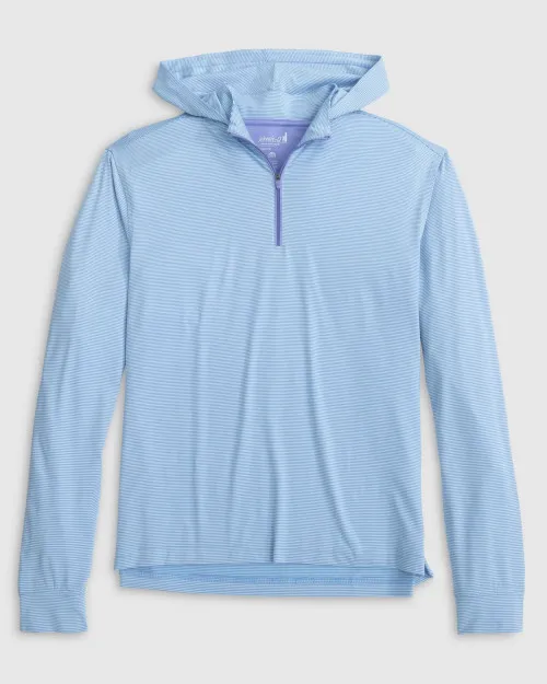 Johnnie-O Hybrid Performance 1/4 Zip Hoodie: Galaxy