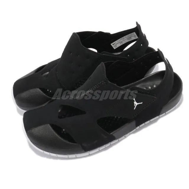 Jordan Flare PS Black White Kid Preschool Casual Sandals...