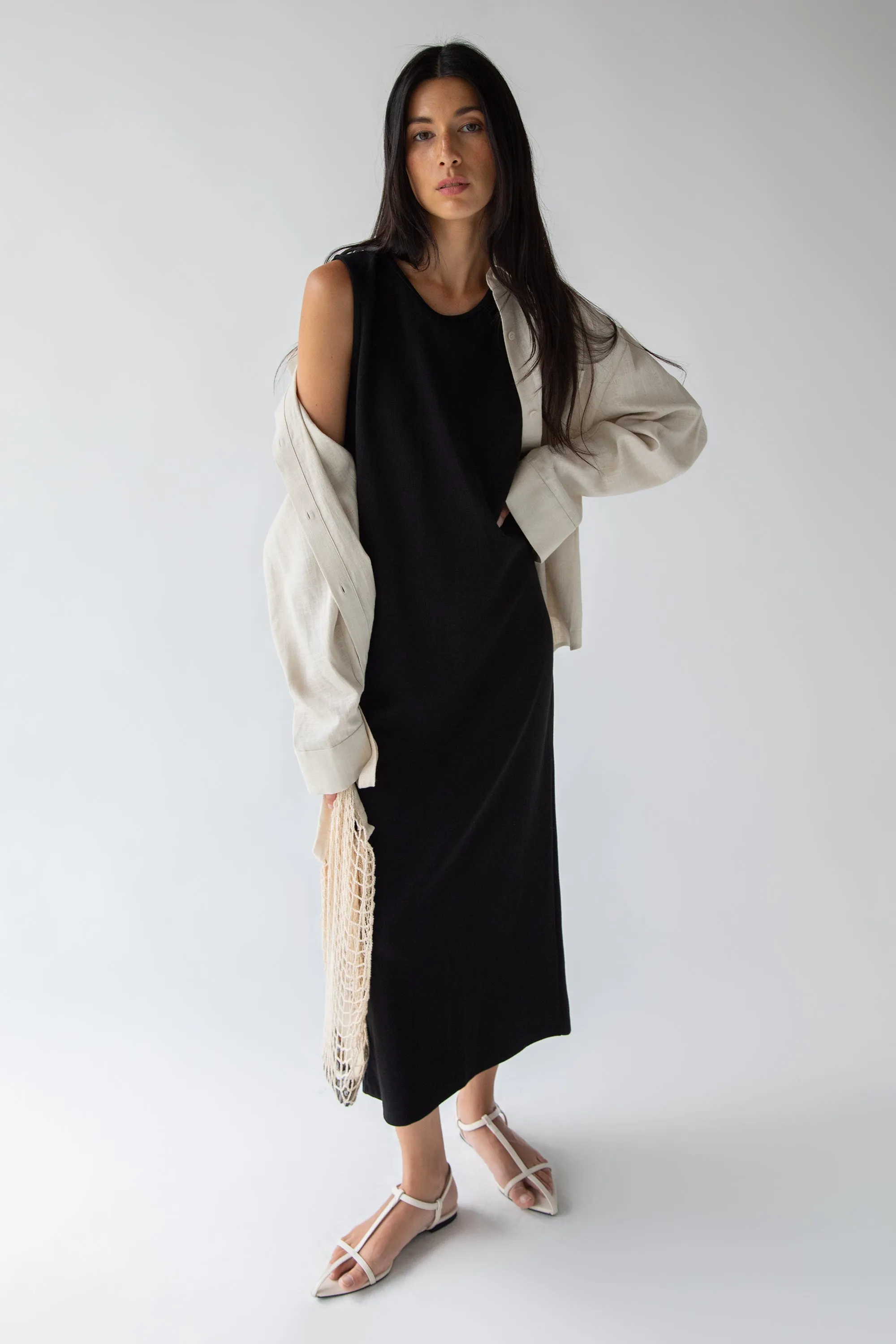 KNIT TANK MAXI DRESS