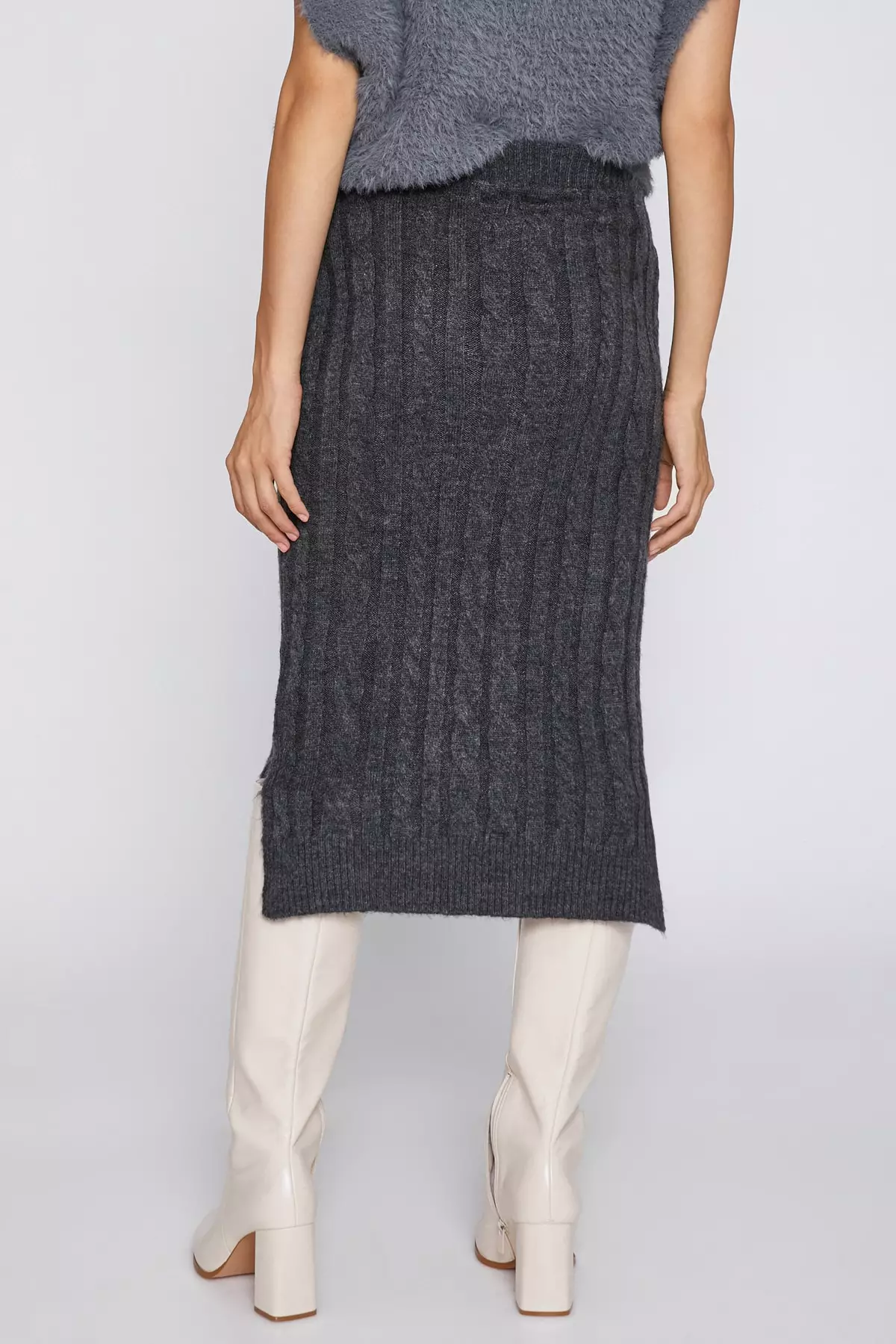 KOTON Knitted Midi Skirt