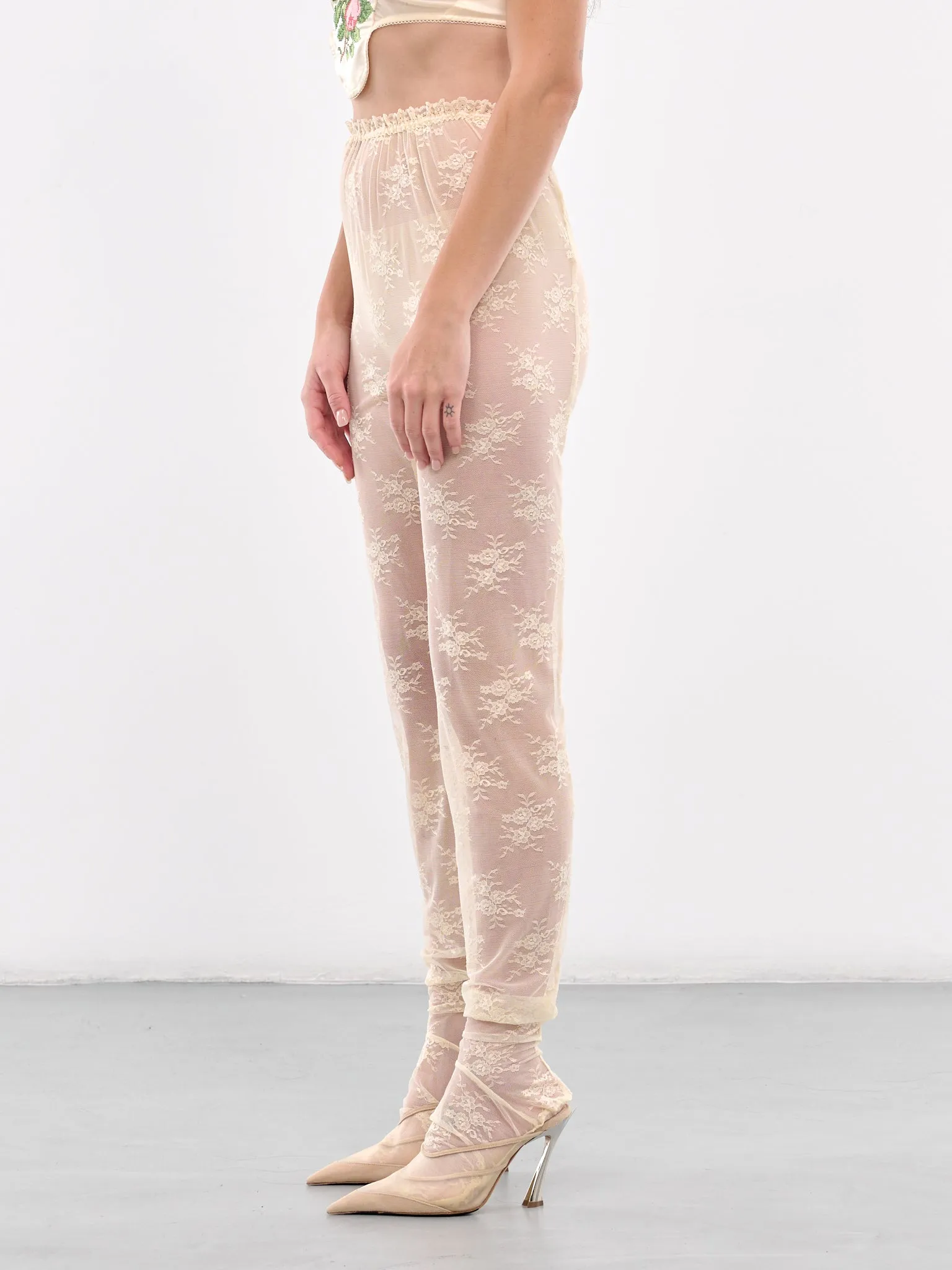 Lace Leggings (00TR08-IVORY)